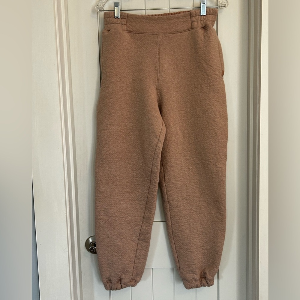 Lunya Heather Dusty Rose Pink Sweatpants Lounge Pants Size‎ Small Pima Cotton
